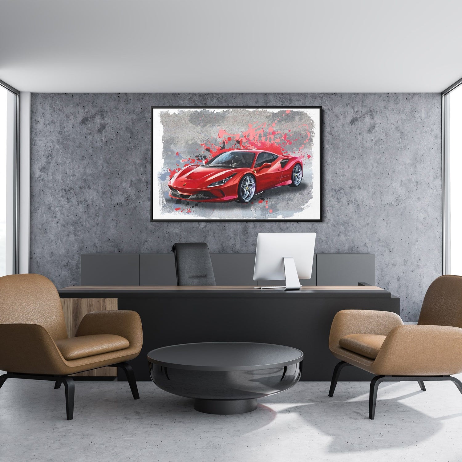 canvas car wall art