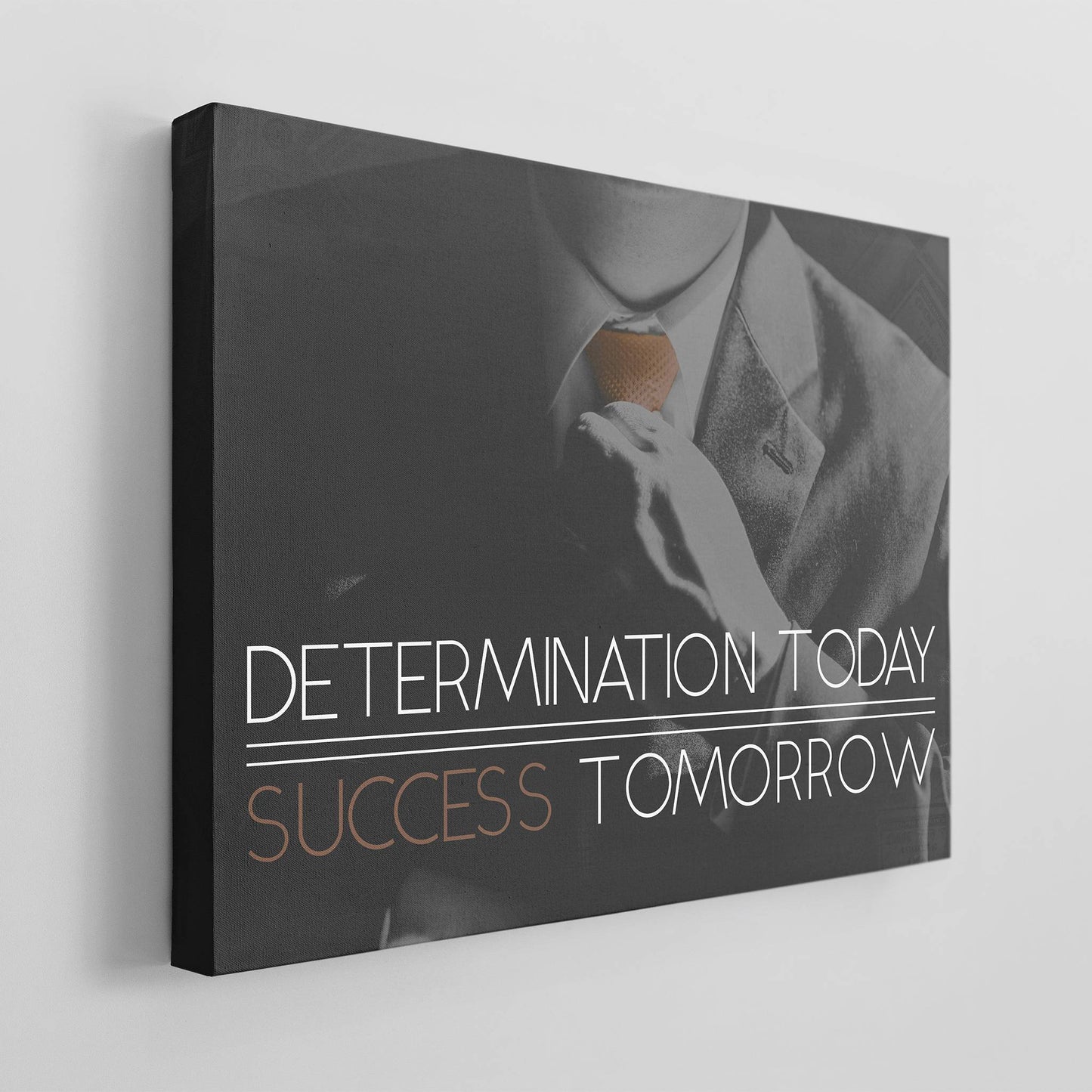 Determination Today plain wall art mockup