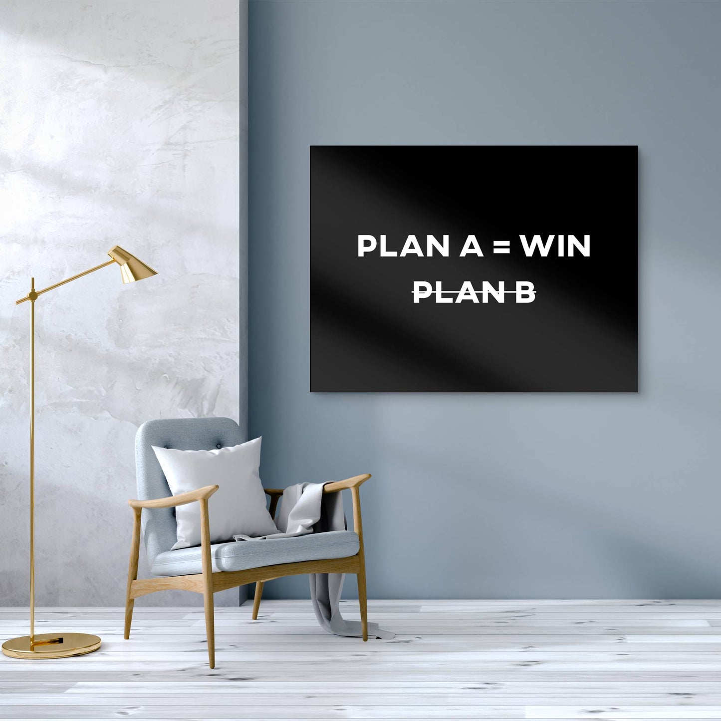 Plan A = Win luxury art demo