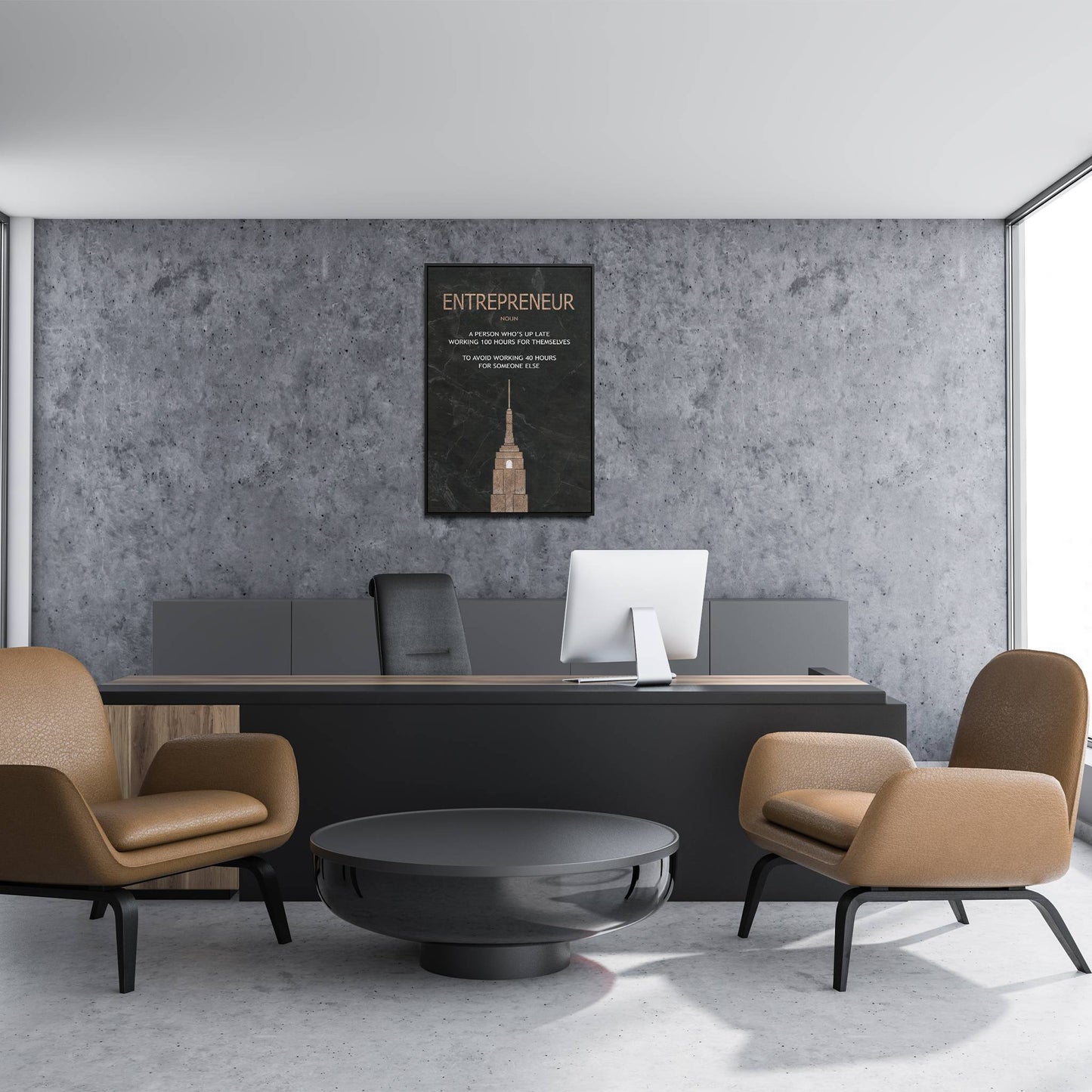Being an Entrepreneur home office demo