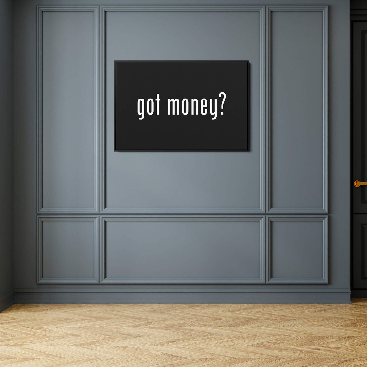Got Money wall mockup
