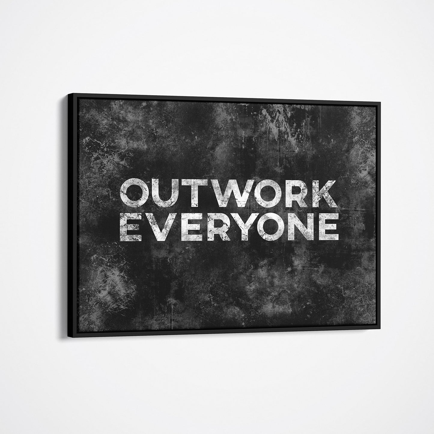 Outwork Everyone framed wall art mockup