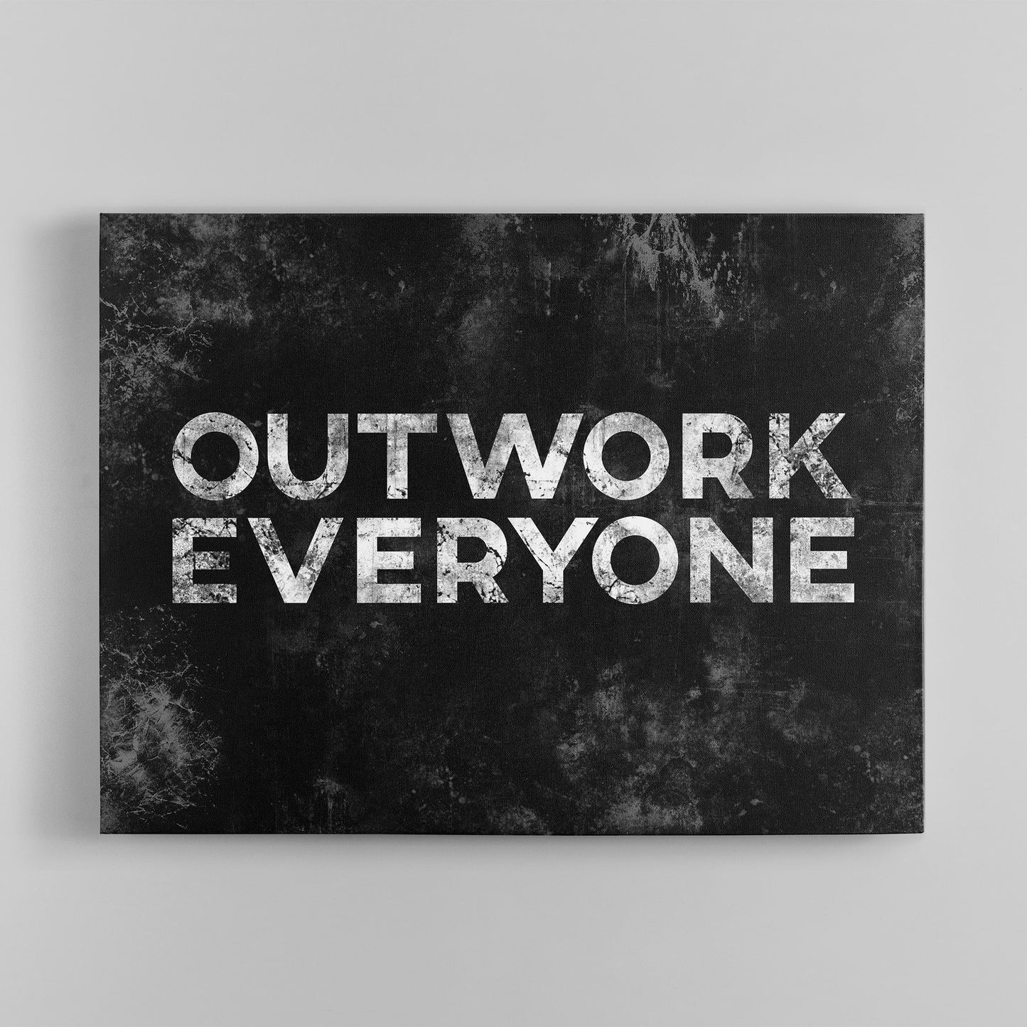 Outwork Everyone canvas wall art mockup