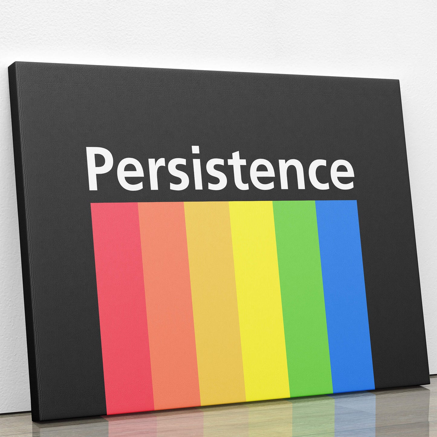Persistence canvas wall art mockup