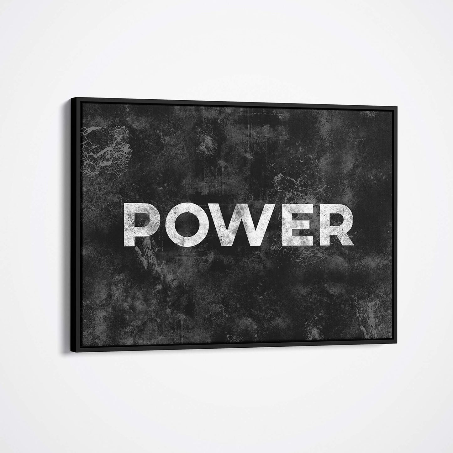 Power framed canvas wall art
