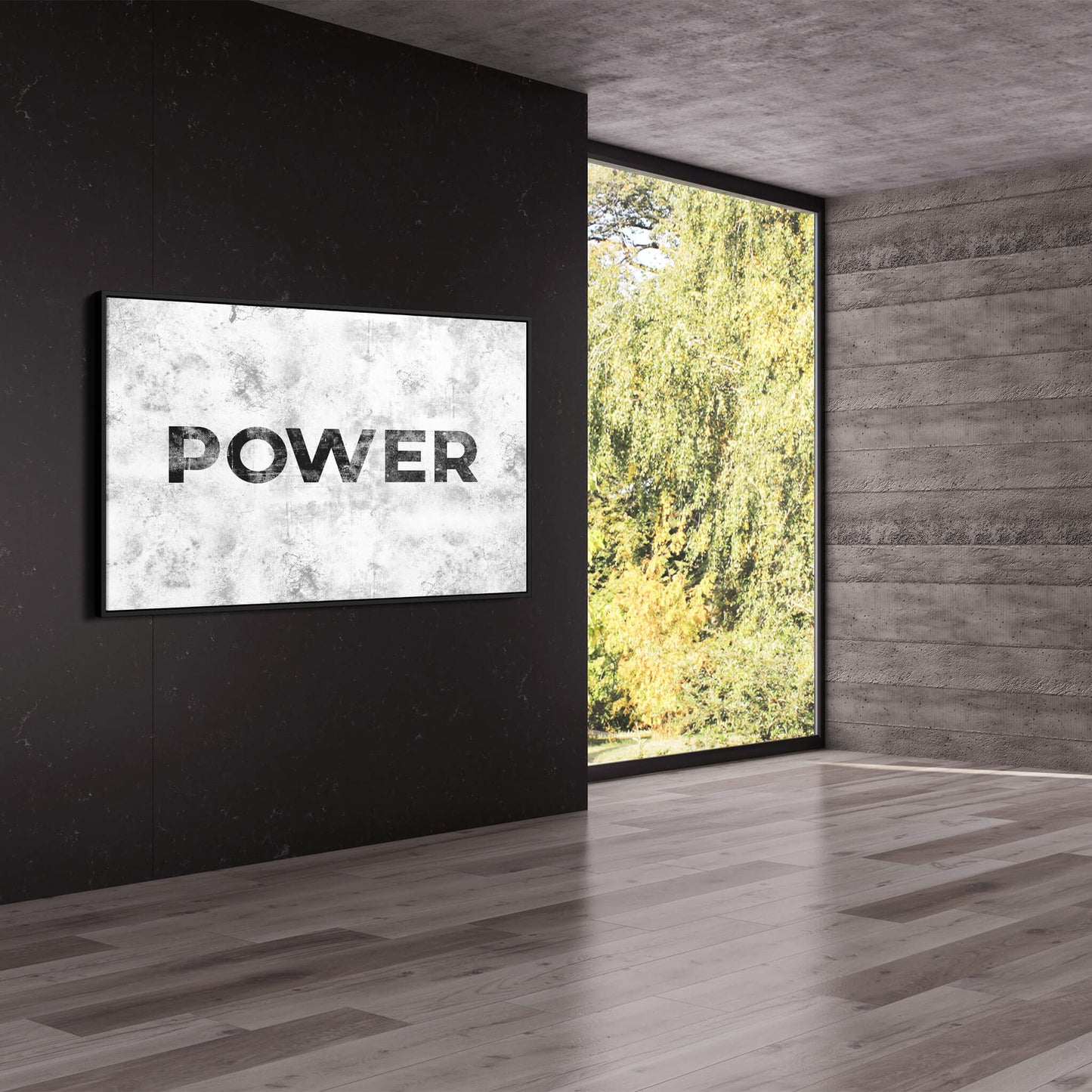 Power luxury house wall art