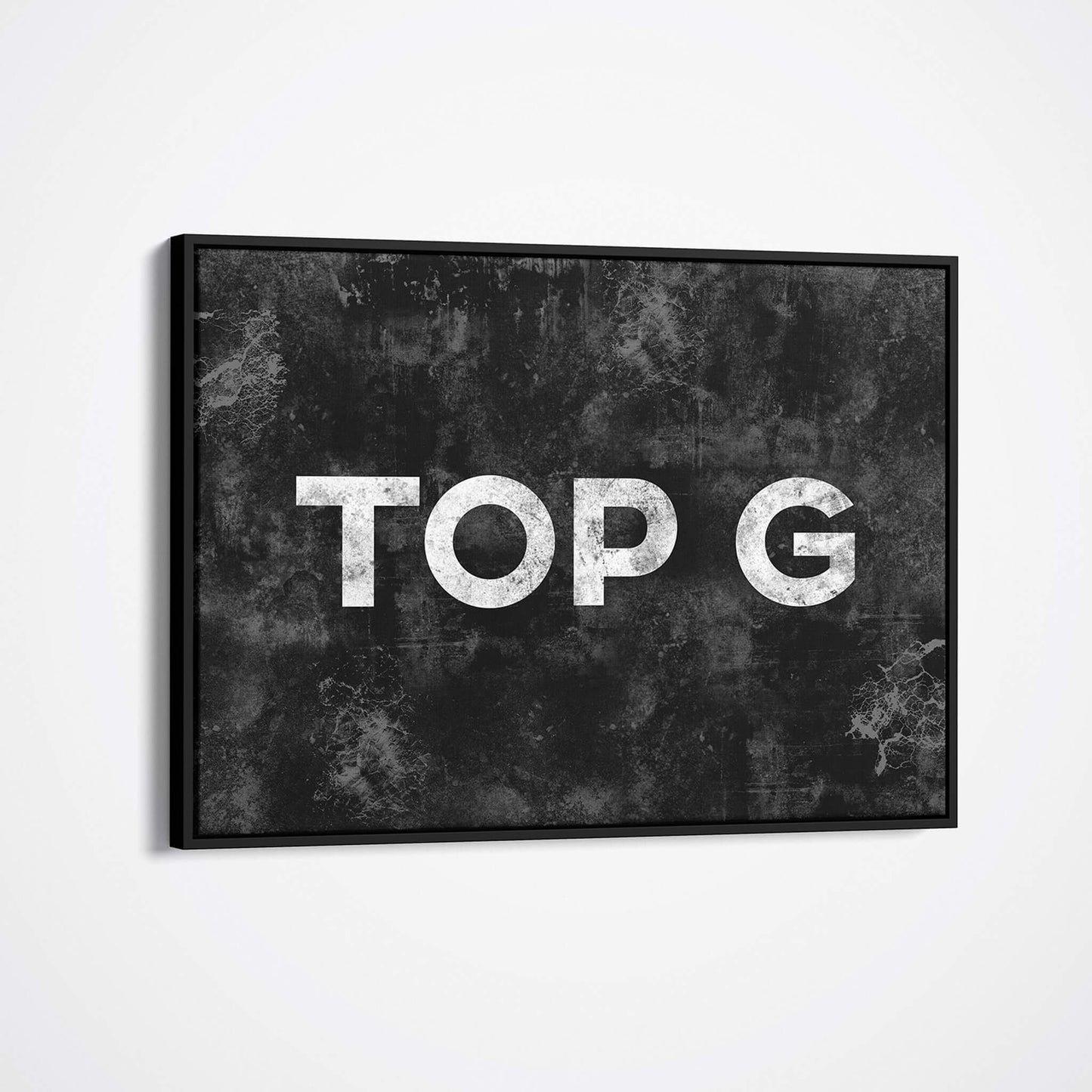 Top G framed wall art demo
