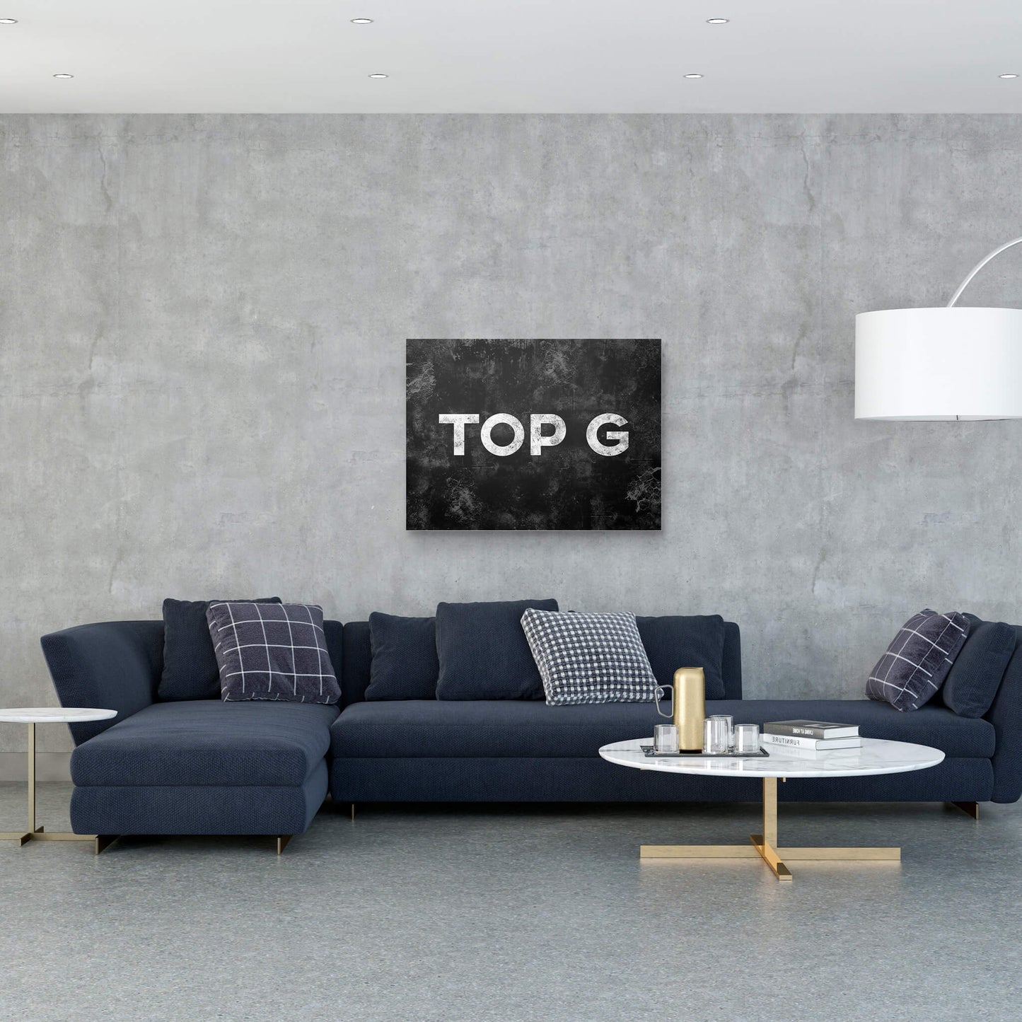 Top G living room canvas wall art demo