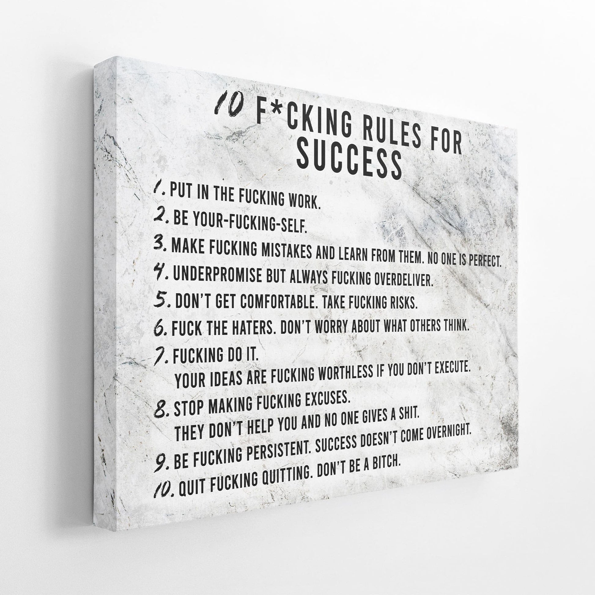 10 F*cking Rules For Success-BOSS Art Culture