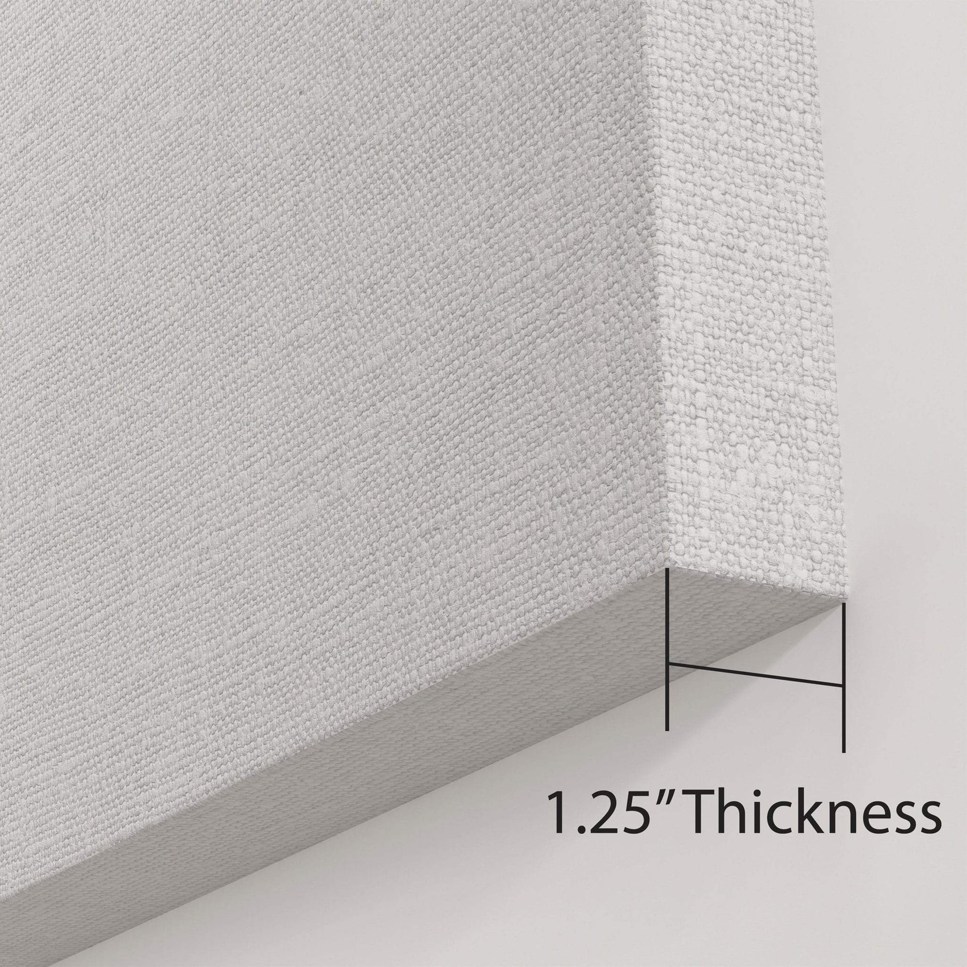 wall canvas thickness